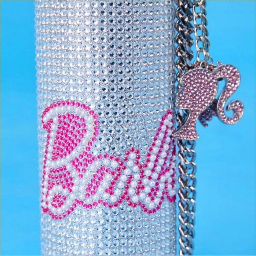 COPY - Barbie Rhinestone Water Bottle - Picture 6 of 6